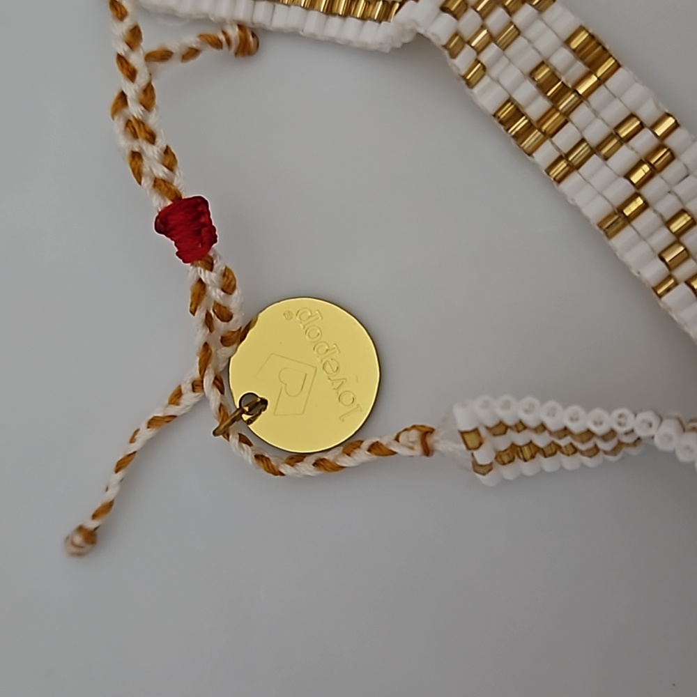 Love seed bead bracelet - Picture 2 of 4